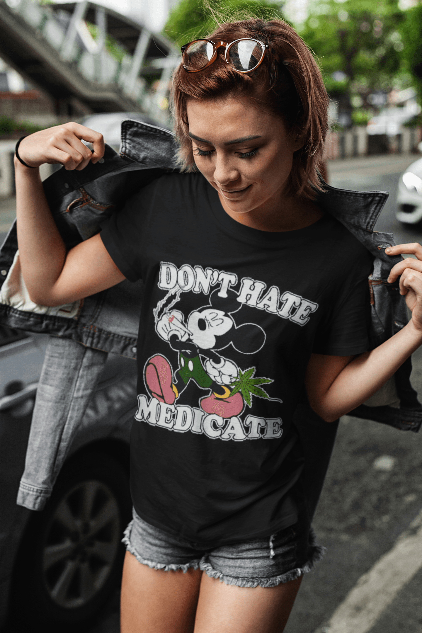 Mickey T-shirt Top Koala Softstyle Don't Hate Medicate Unisex Tee - TopKoalaTee