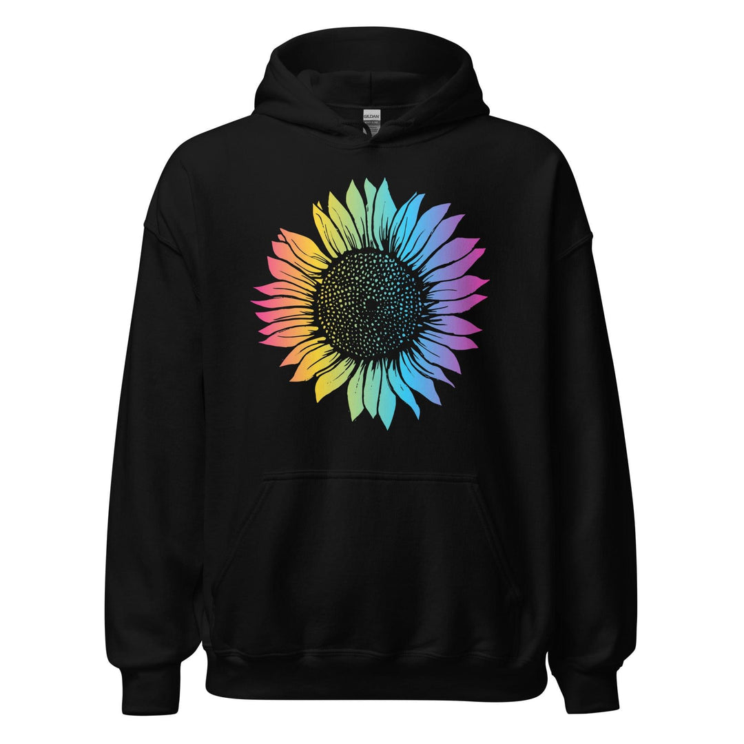 60's Hippie Hoodie Psychedelic Flower Pullover - TopKoalaTee