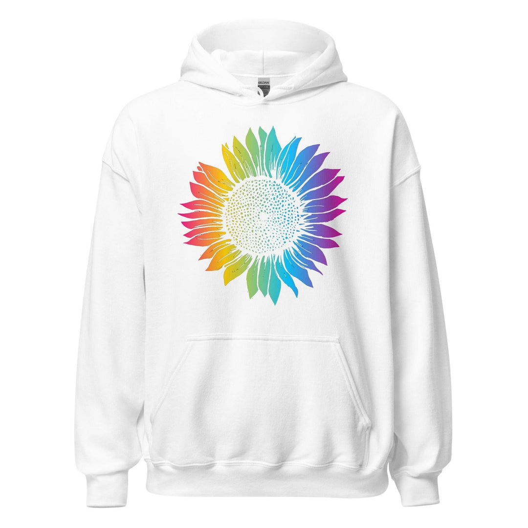 60's Hippie Hoodie Psychedelic Flower Pullover - TopKoalaTee