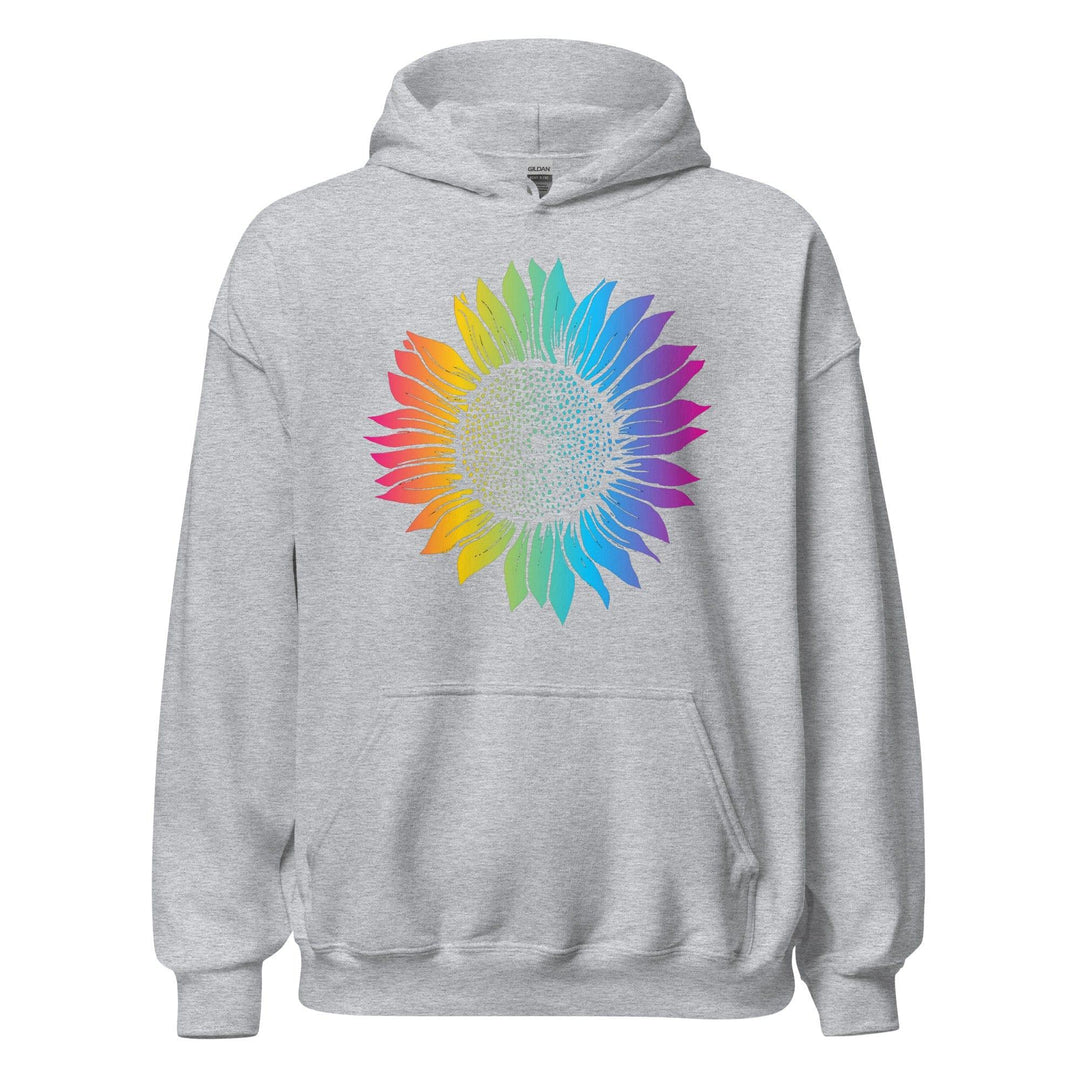 60's Hippie Hoodie Psychedelic Flower Pullover - TopKoalaTee