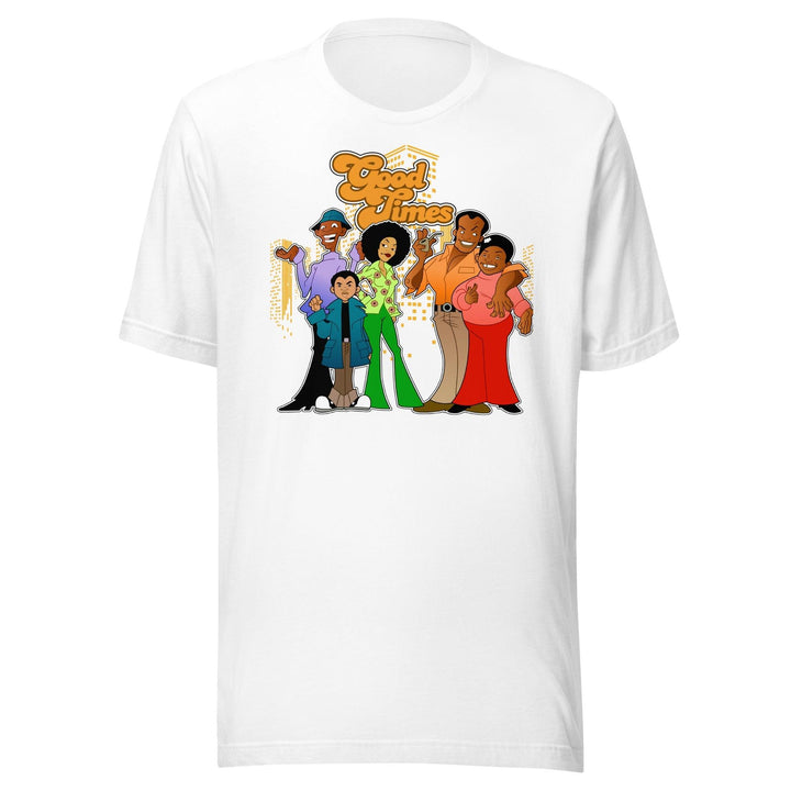 70's Black TV Sitcom Animated Cast Portrait Top Koala Soft Style Unisex Tee - TopKoalaTee