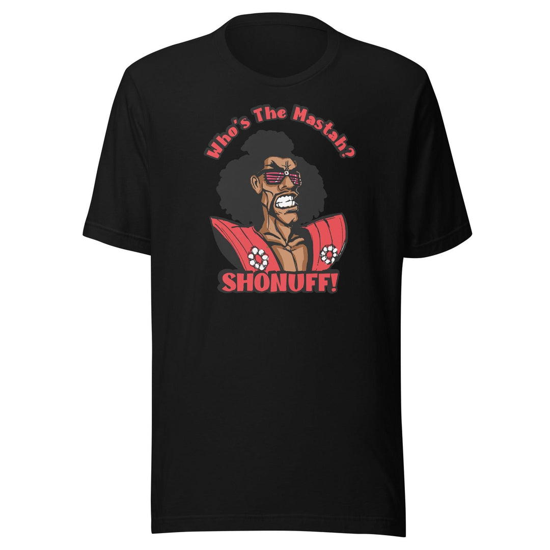 Bruce Lee T-shirt Enter the Dragon Sho'nuff Who da Masteh? - TopKoalaTee