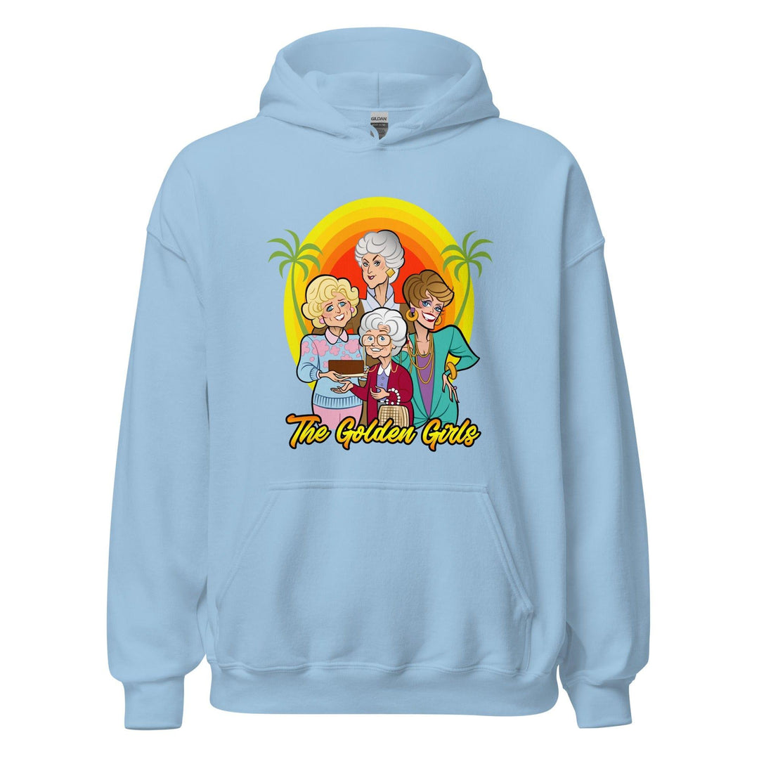 The Golden Girls Hoodie 80's TV Sitcom Animated Characters Unisex Pullover - TopKoalaTee