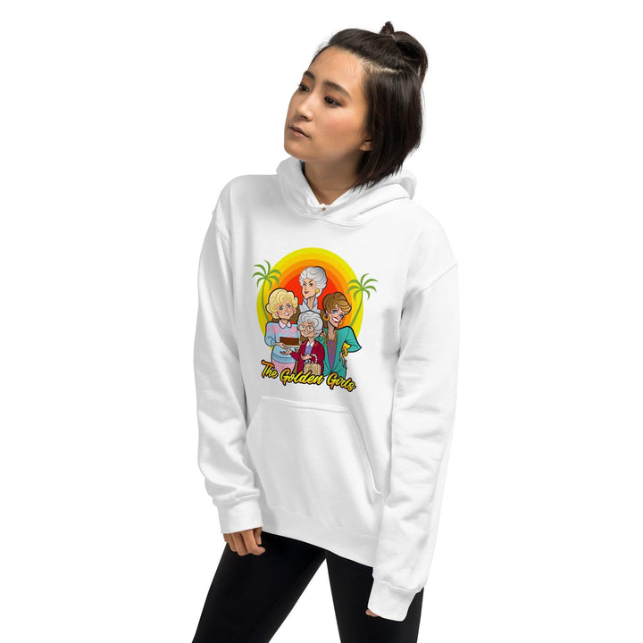 The Golden Girls Hoodie 80's TV Sitcom Animated Characters Unisex Pullover - TopKoalaTee