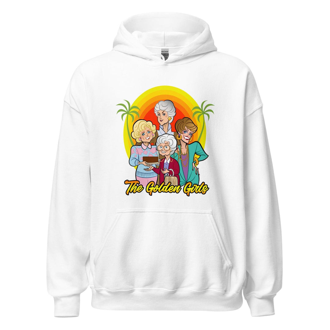 The Golden Girls Hoodie 80's TV Sitcom Animated Characters Unisex Pullover - TopKoalaTee