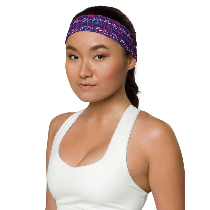 Fashion headbands || 80's Romeo Pattern Quick Dry Stretch Headband - TopKoalaTee