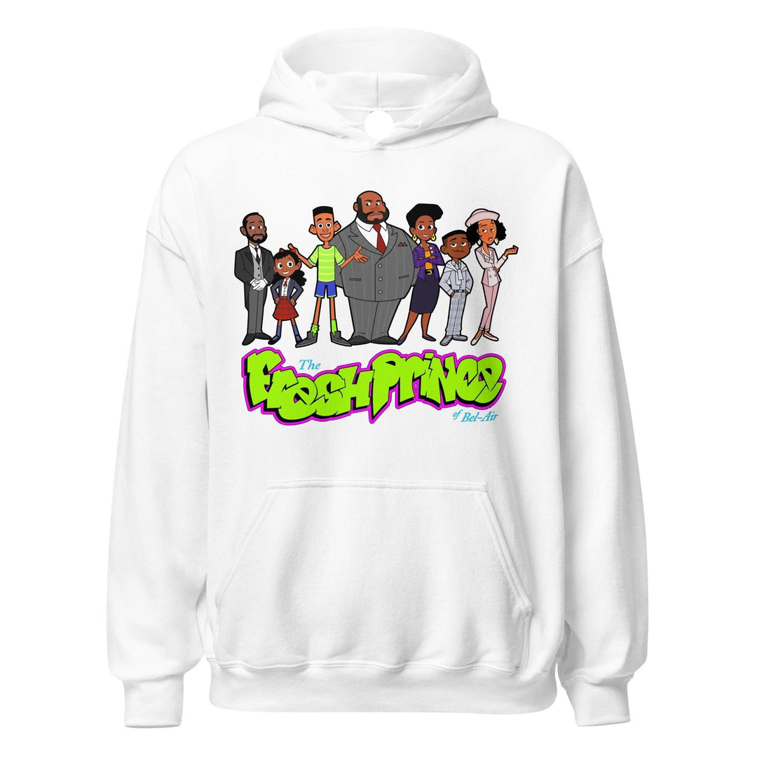 90s' Black TV Sitcom Animated Cast Blended Cotton MidWeight Pullover - TopKoalaTee