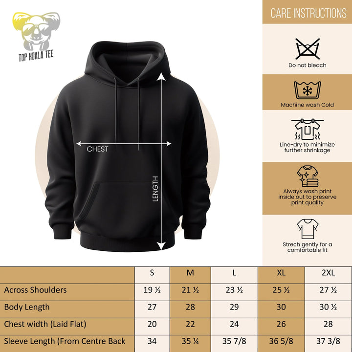 Ef It Hoodie DTG Printed Premium Blended Cotton Pullover