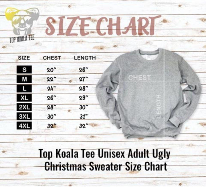Don't touch my Present Unisex Ugly Christmas Sweatshirt - TopKoalaTee