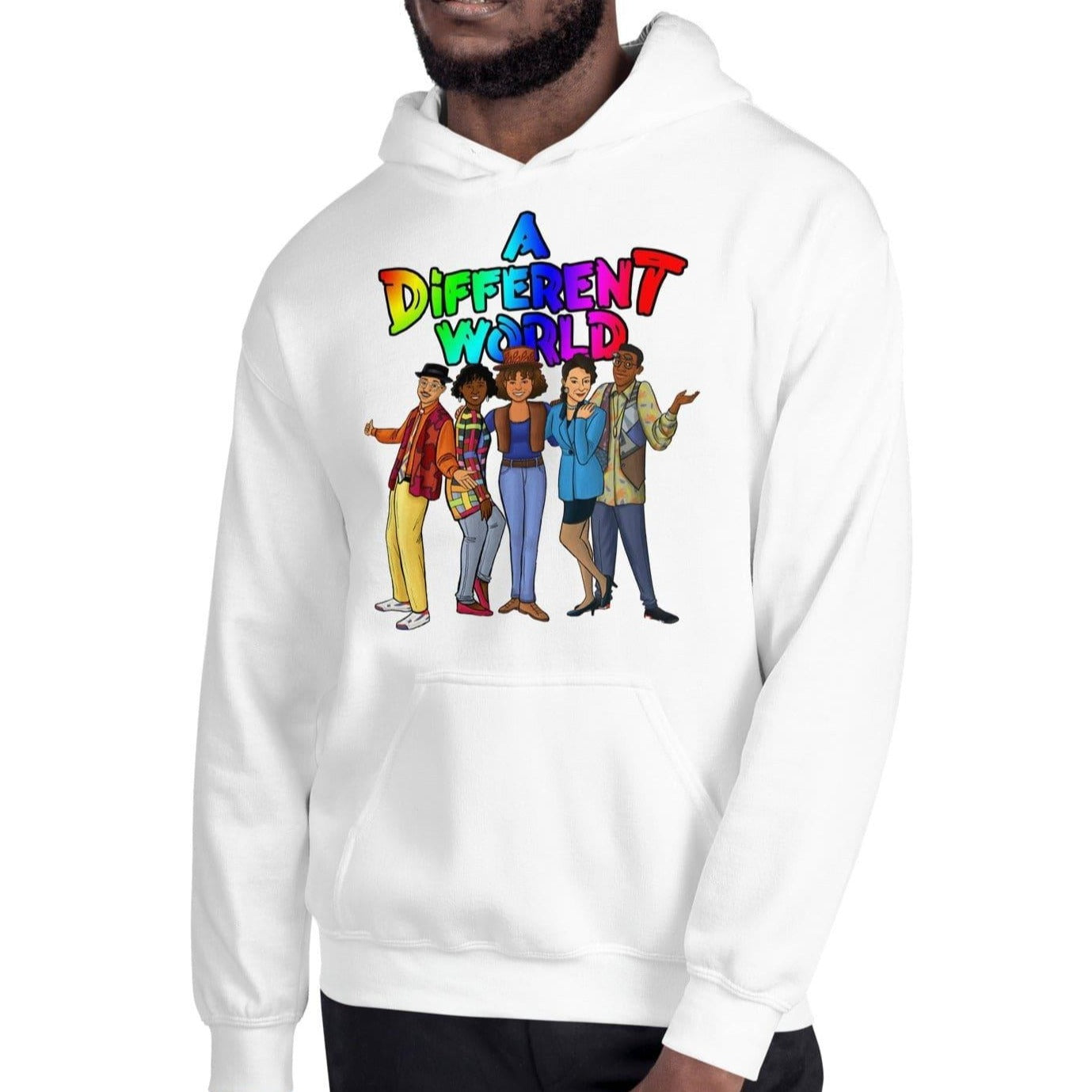 A Different World Hoodie 80's TV Sitcom Animated Pullover - TopKoalaTee