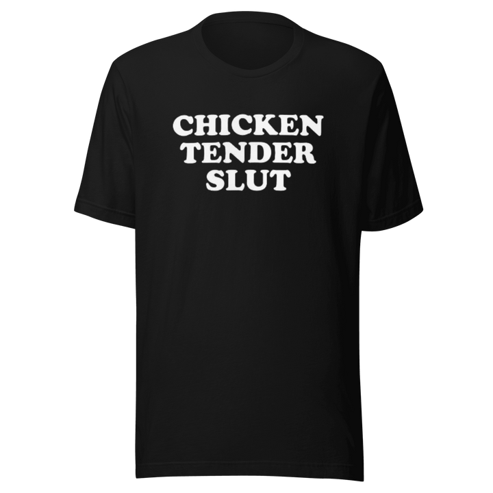 Cotton T-shirt Tender Chicken Slut Short Sleeve Ultra Soft Unisex Crewneck Top - TopKoalaTee