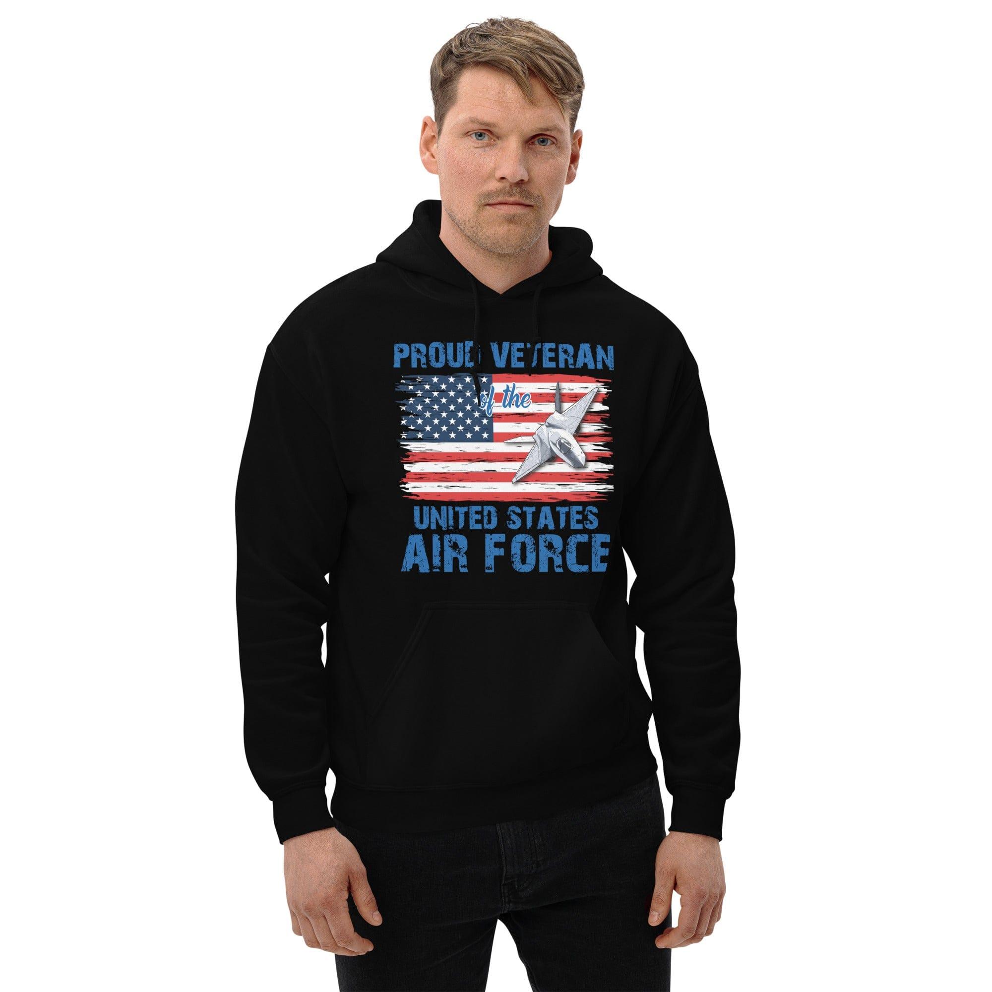 Air Force Hoodie Proud Veteran of the Unites States Air Force Unisex Pullover - TopKoalaTee
