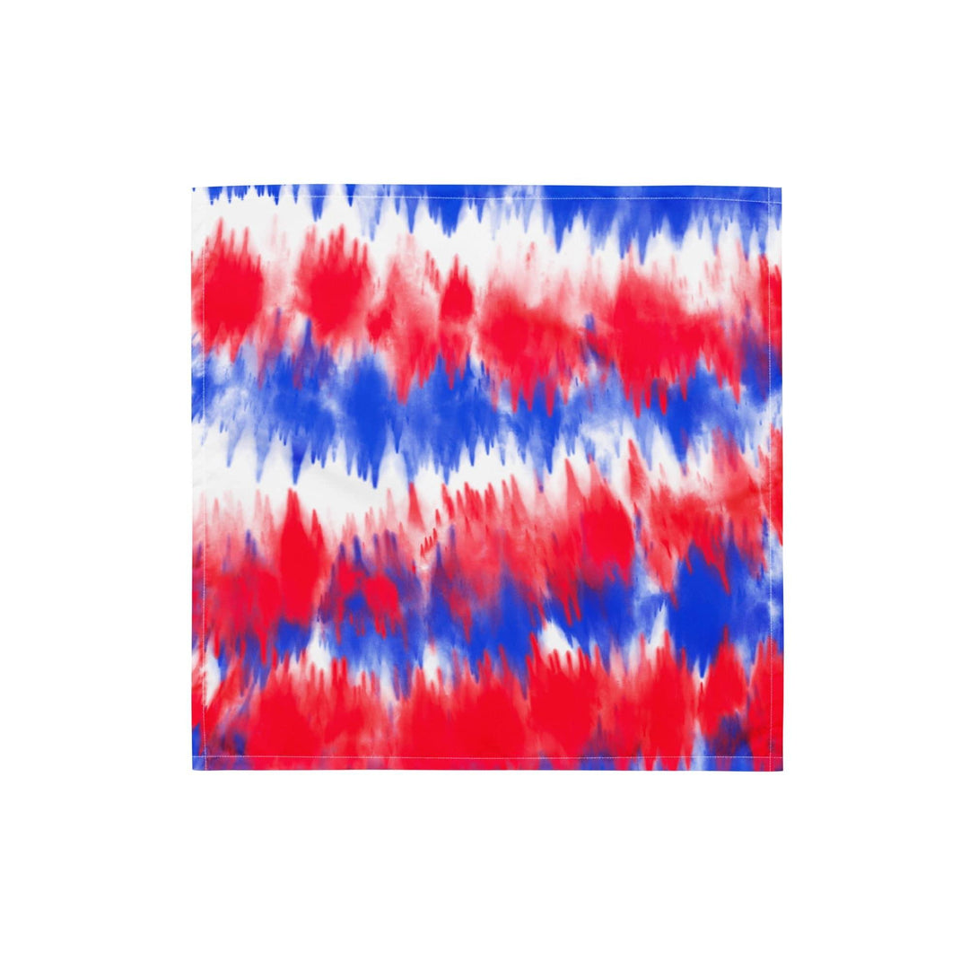 American Flag Tie Dye Pattern Designer Neckerchief Bandana - TopKoalaTee