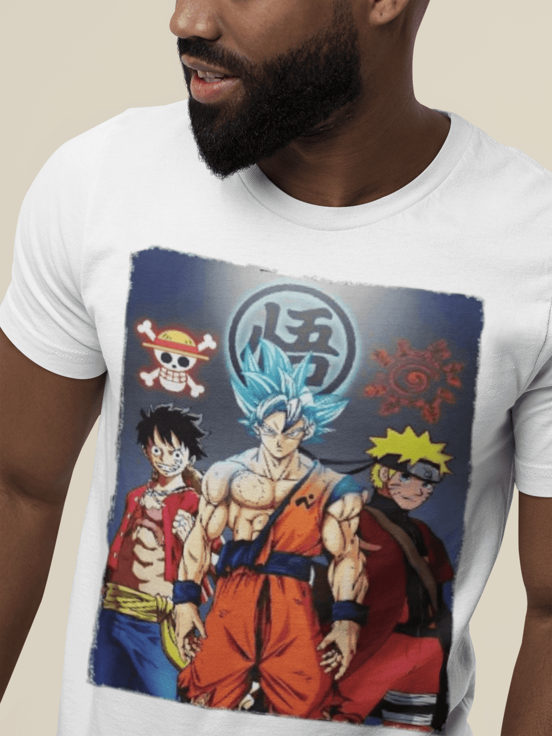 Anime T-shirt The Three Master's Short Sleeve 100% Cotton Crewneck Unisex Top - TopKoalaTee