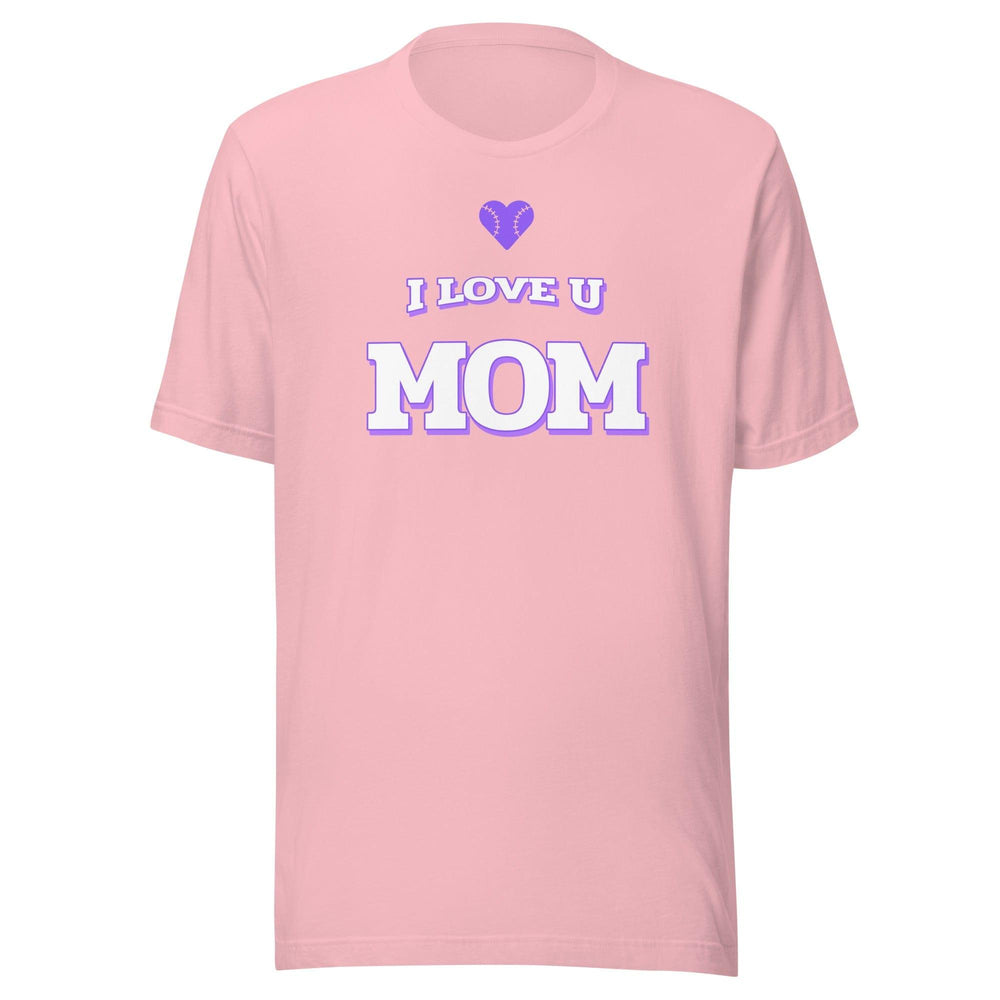 Baseball Mom T-shirt I love you Mom Mother's Day Top - TopKoalaTee