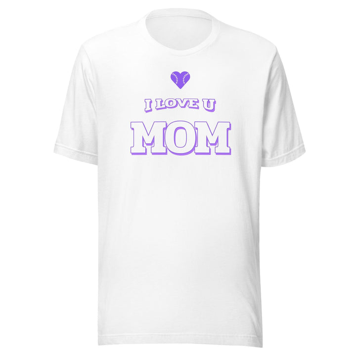 Baseball Mom T-shirt I love you Mom Mother's Day Top - TopKoalaTee