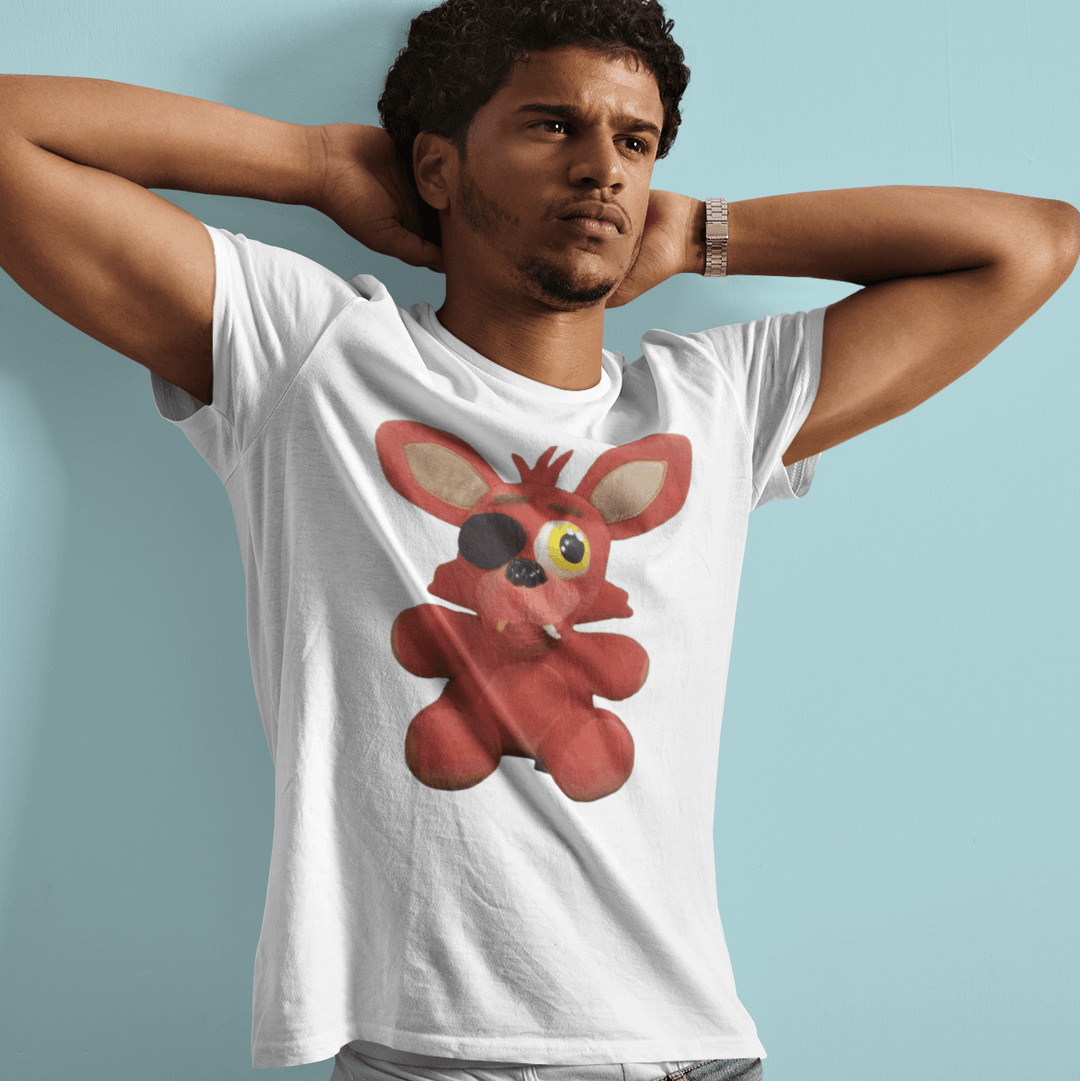 Foxy T-shirt Plush Style DTG Printed 100% Premium Cotton Unisex Crew Neck Top