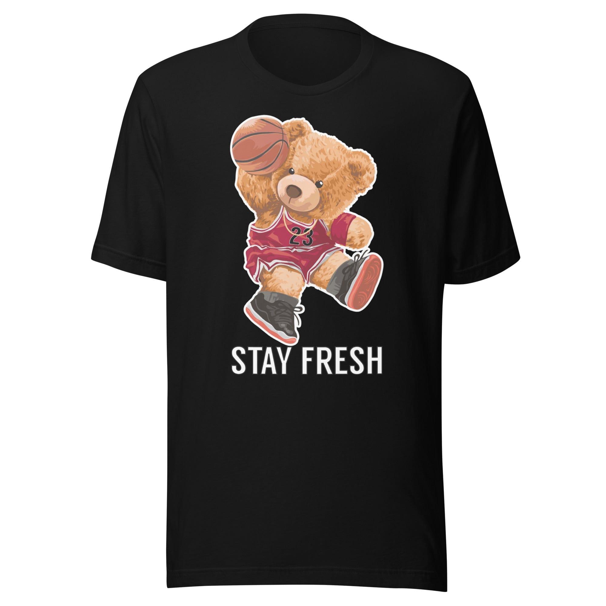 Basketball T-shirt Urban Teddy Bear Series Fresh Dunking Wearing #23 Jersey Short Sleeve Unisex Top - TopKoalaTee