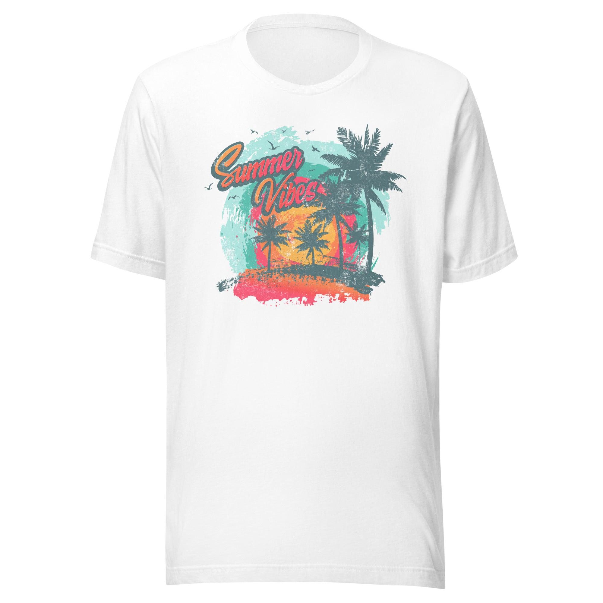 Beach T-shirt Summer Vibes Short Sleeve Top Koala Tee - TopKoalaTee