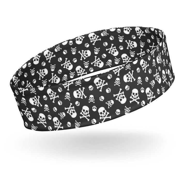 Biker Headband Skull & Crossbones Quick Dry Sweatband - TopKoalaTee