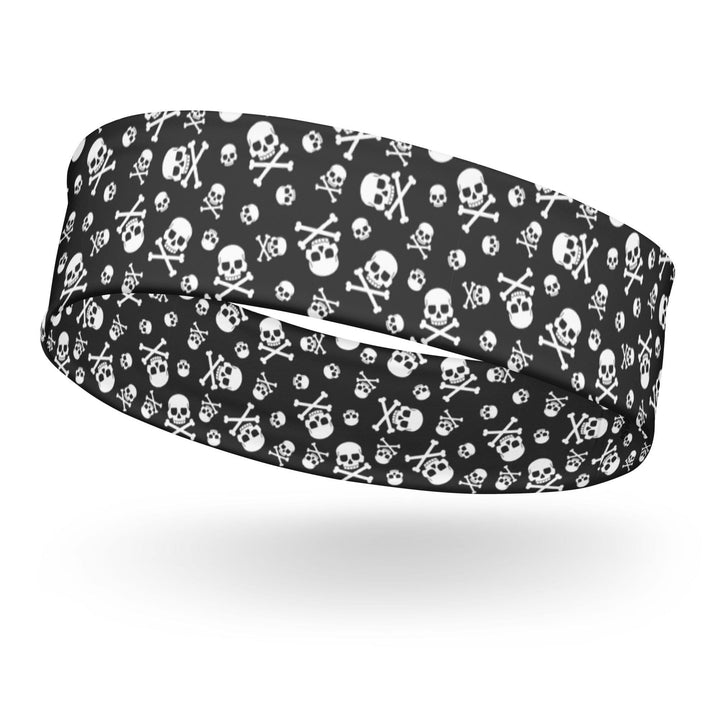 Biker Headband Skull & Crossbones Quick Dry Sweatband - TopKoalaTee