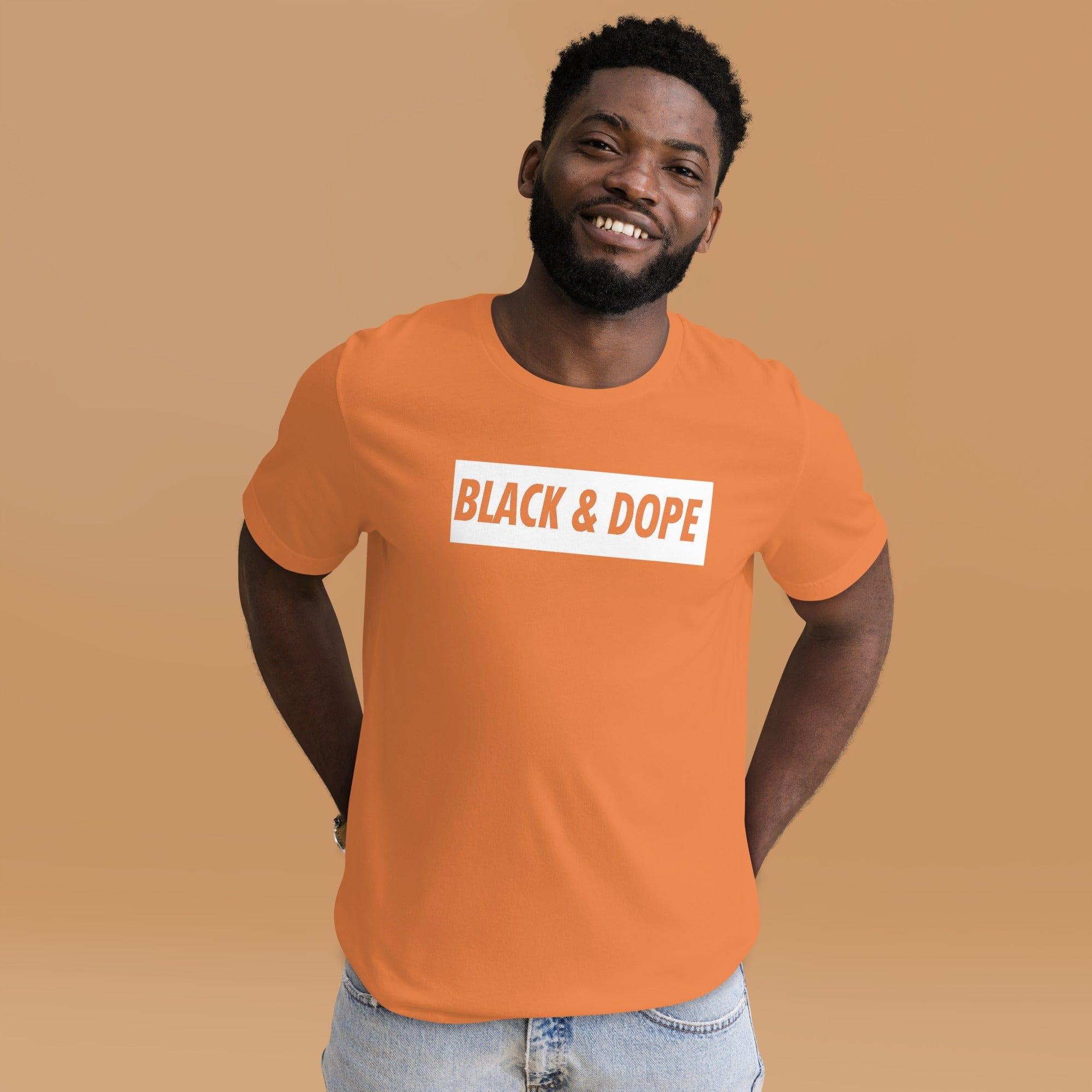 Black Pride T-shirt Black and Dope Short Sleeve Unisex Top - TopKoalaTee