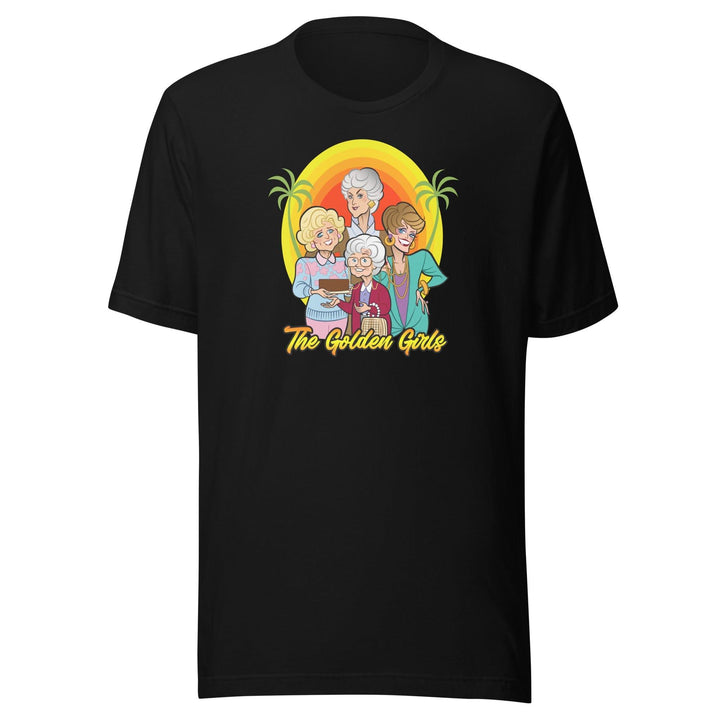 The Golden Girls Short Sleeve T-shirt 80's TV Animated Characters Unisex Pullover - TopKoalaTee