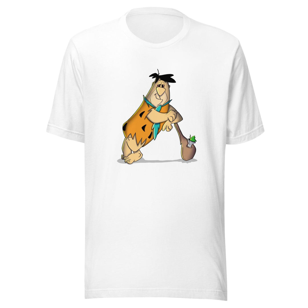 Bong T-shirt Fred Flinstoner 60's Cartoon Unisex Top - TopKoalaTee