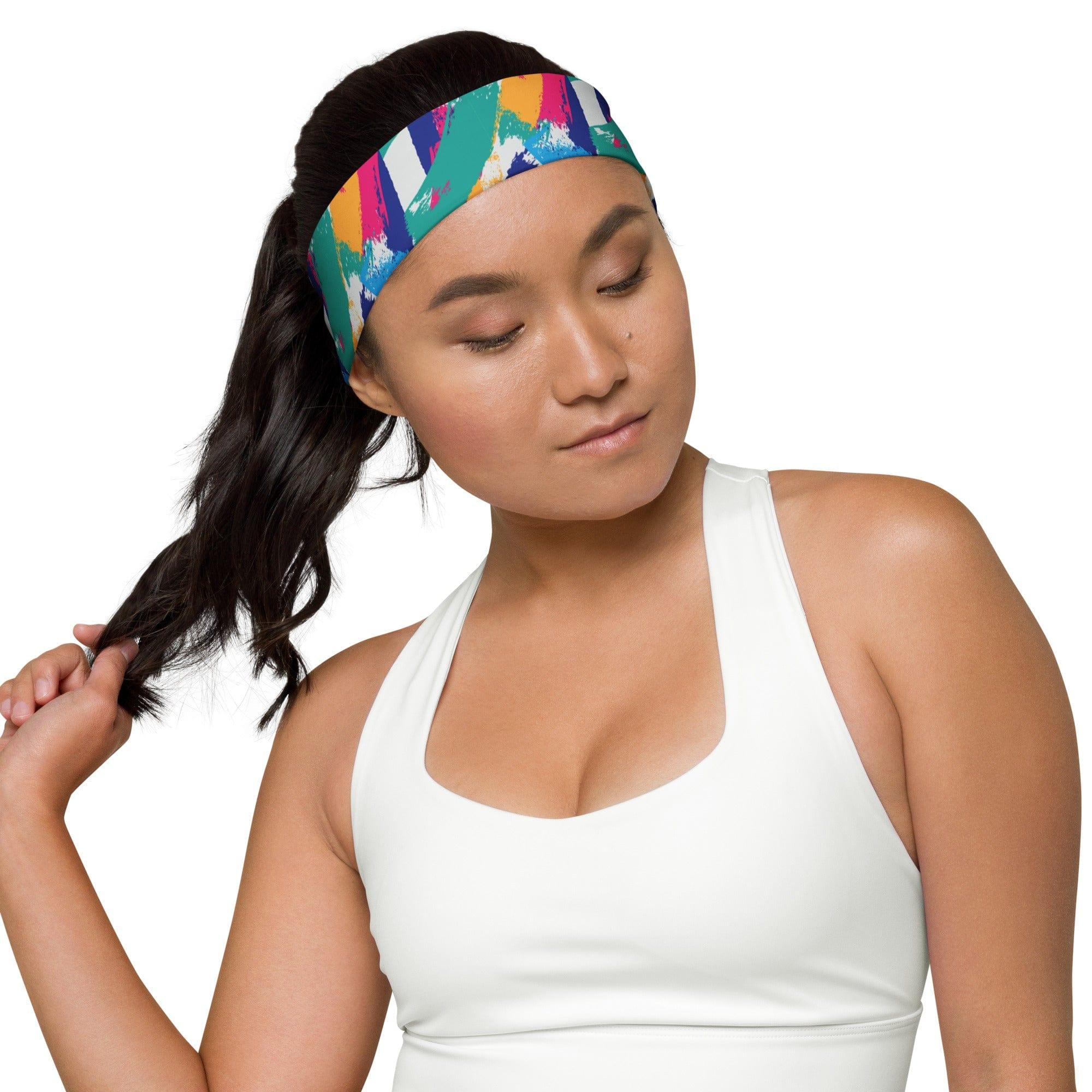 Brushstroke Abstract Quick Dry Headband - TopKoalaTee