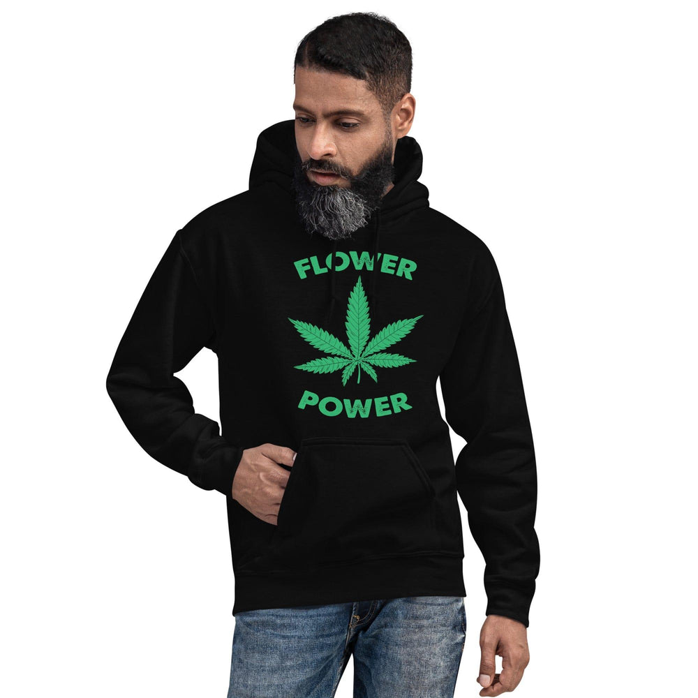 Cannabis Hoodie Marijuana Leaf Flower Power - TopKoalaTee