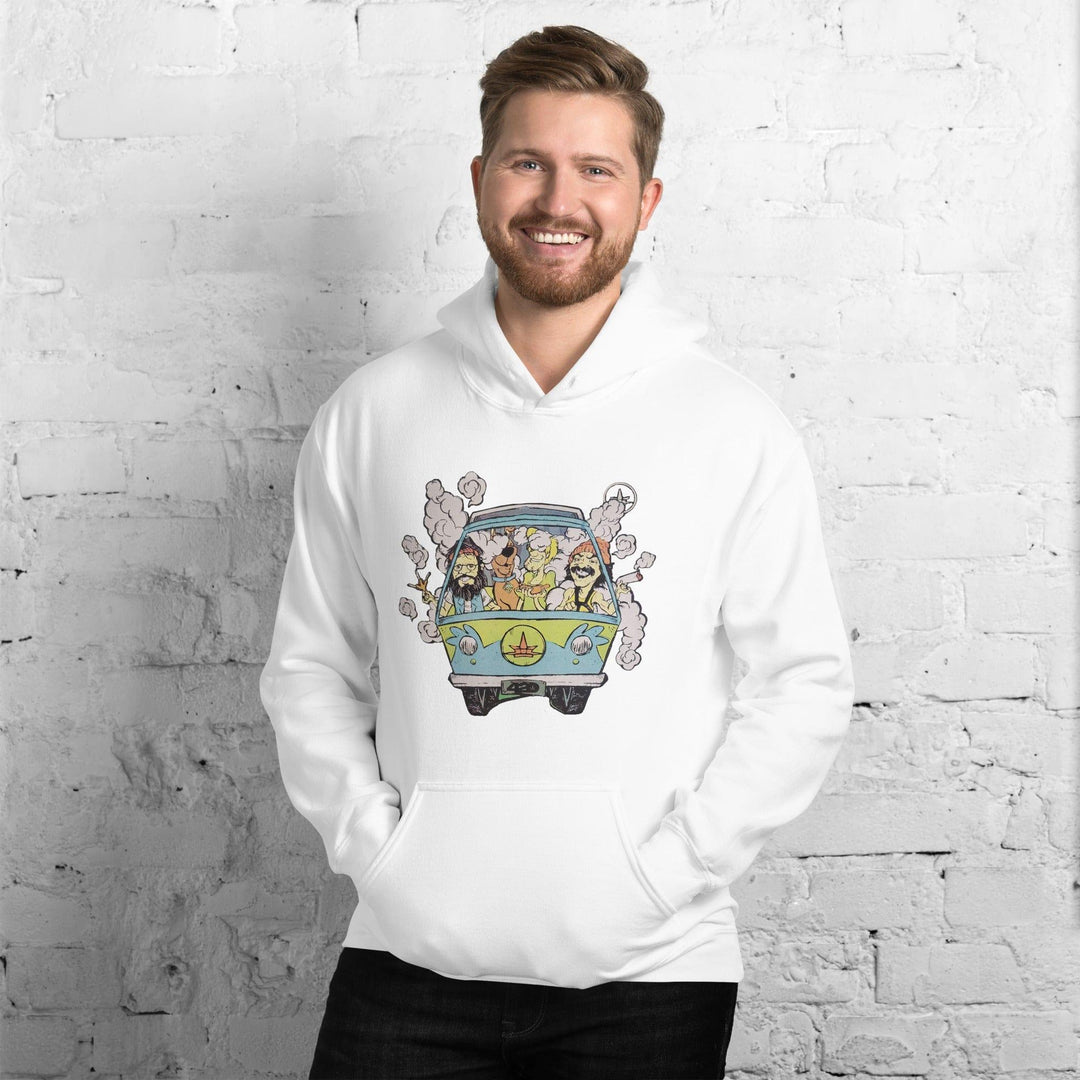 Cheech & Chong Scooby Doo Up in Smoke Artist Unisex Hoodie - TopKoalaTee