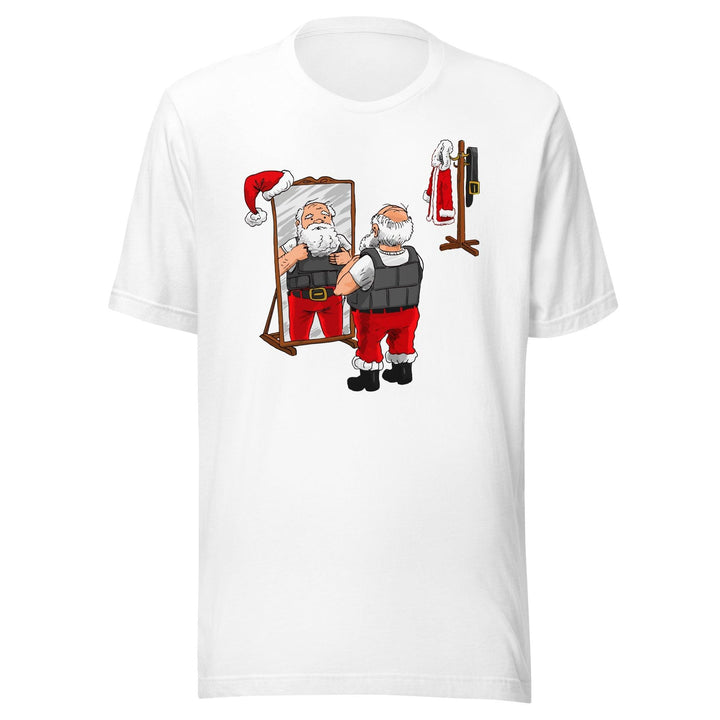 Christmas Short Sleeve T-Shirt Santa In The Hood Soft Style Unisex Tee - TopKoalaTee