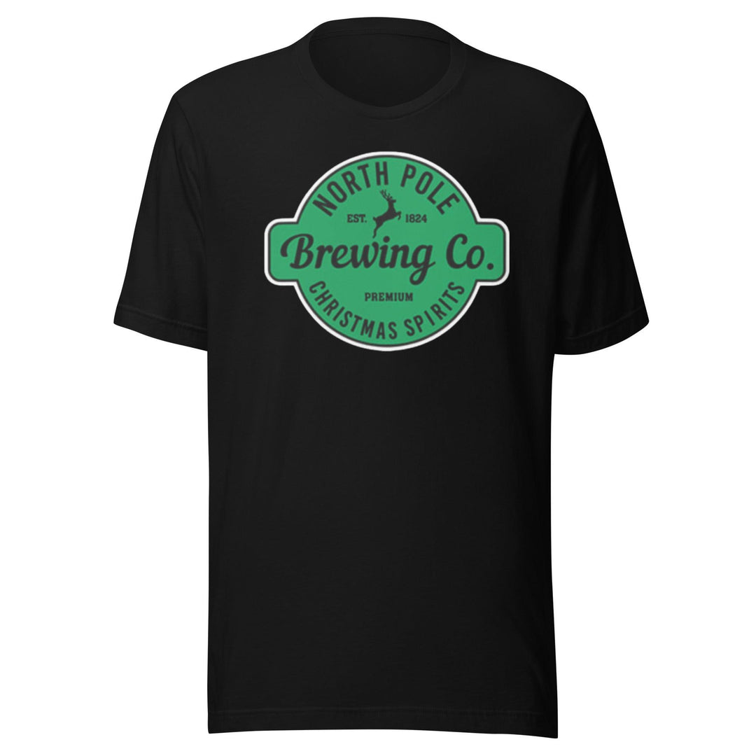 Christmas T-Shirt North Pole Brewing Co. Soft Style Unisex Tee - TopKoalaTee