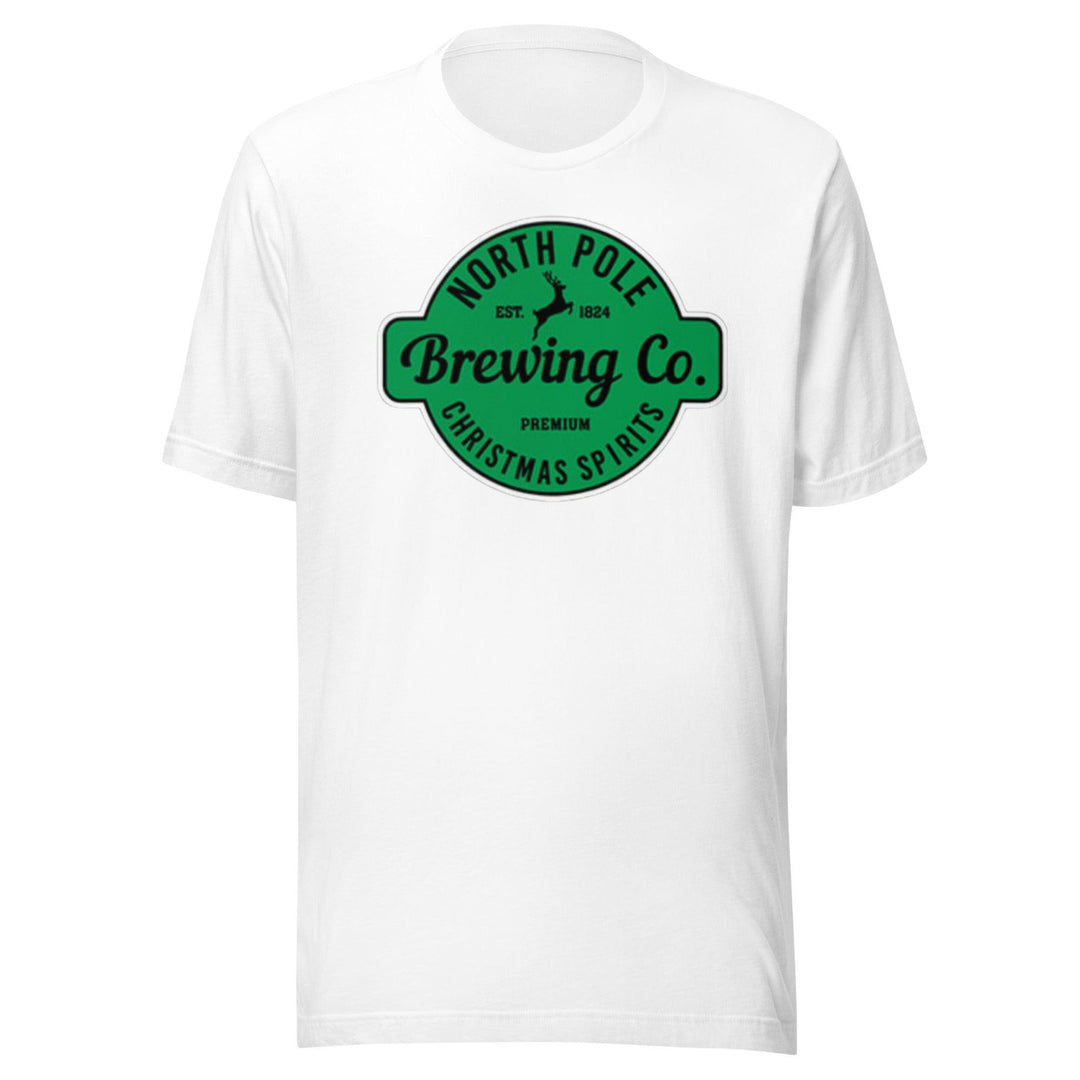 Christmas T-Shirt North Pole Brewing Co. Soft Style Unisex Tee - TopKoalaTee