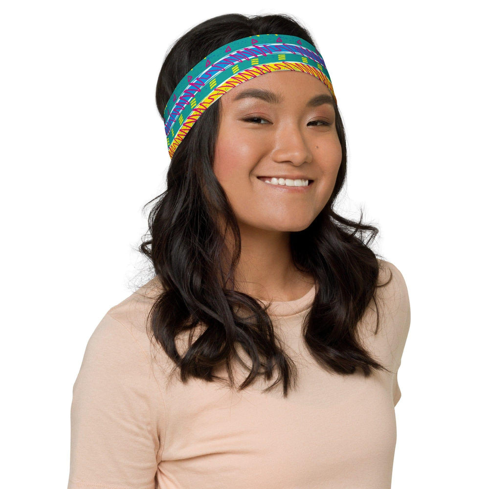 thin headbands || Classic MTV 80's Pattern Quick Dry Headband - TopKoalaTee