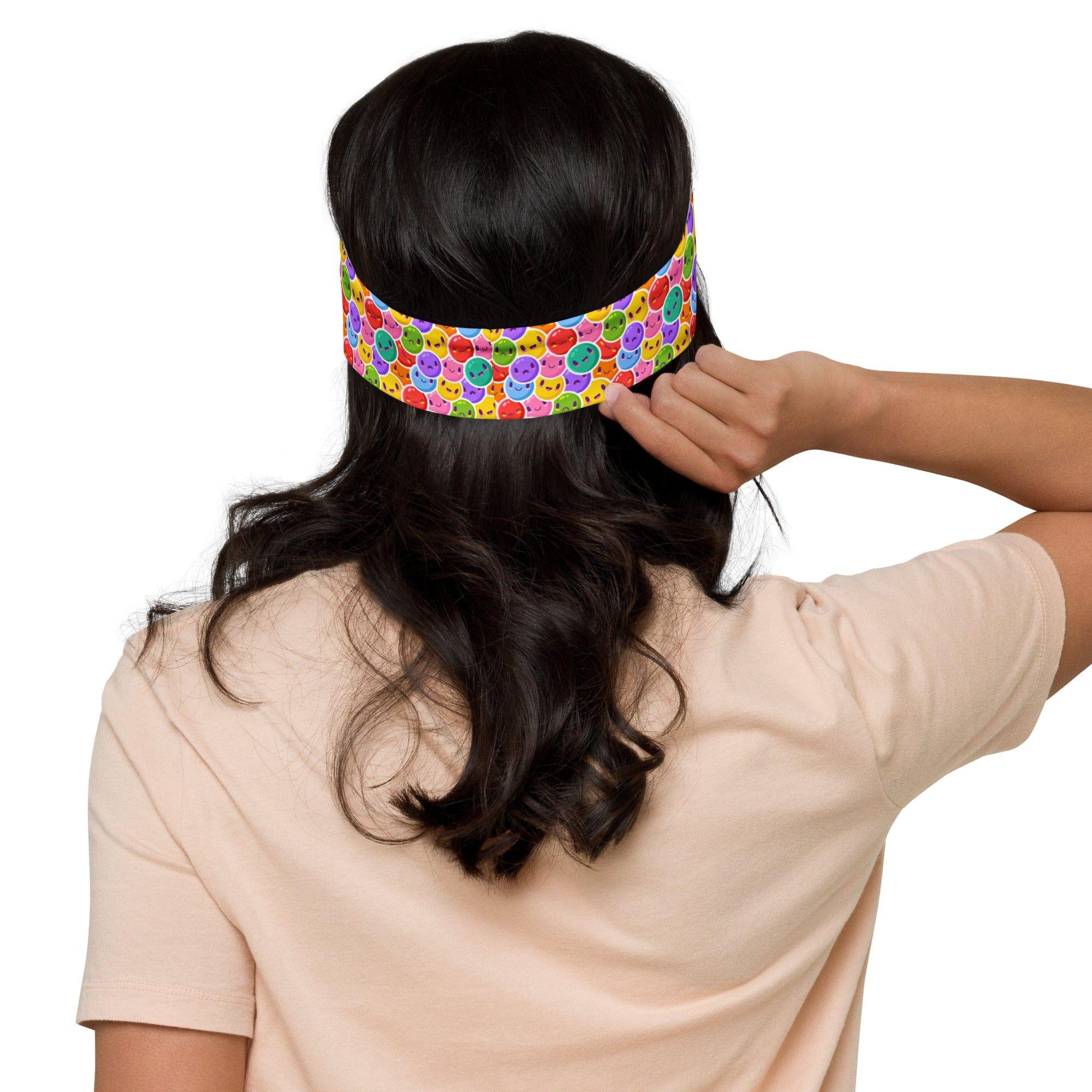 Colorful Emotional Emoji's Quick Dry Headband - TopKoalaTee