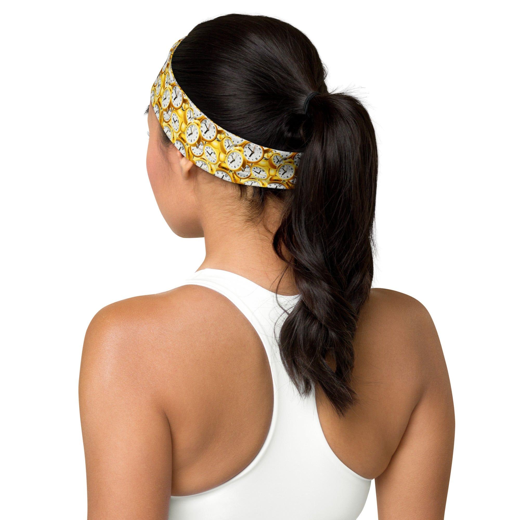 Cool headbands || Alarm Clocks Gold Quick Dry Headband - TopKoalaTee