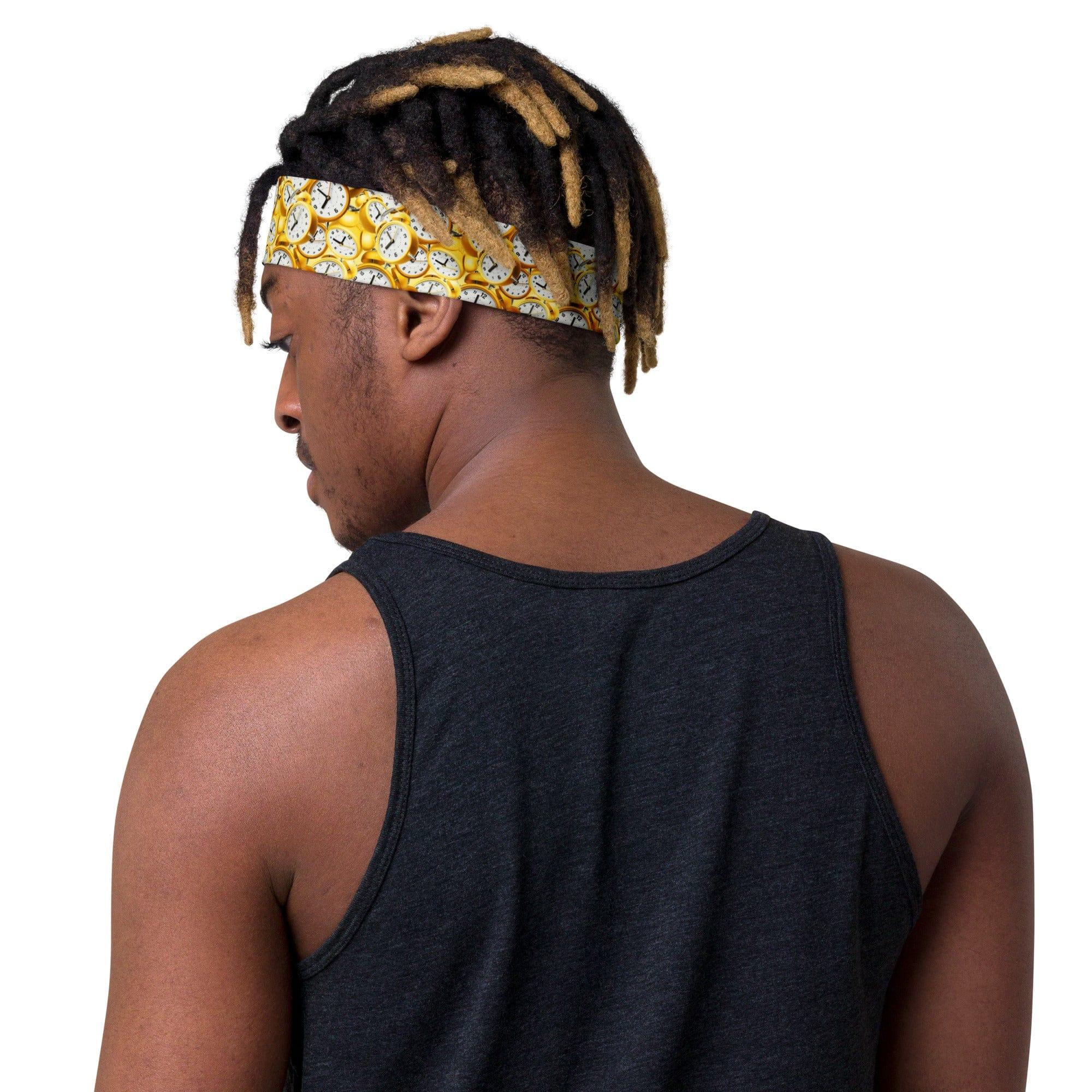 Cool headbands || Alarm Clocks Gold Quick Dry Headband - TopKoalaTee