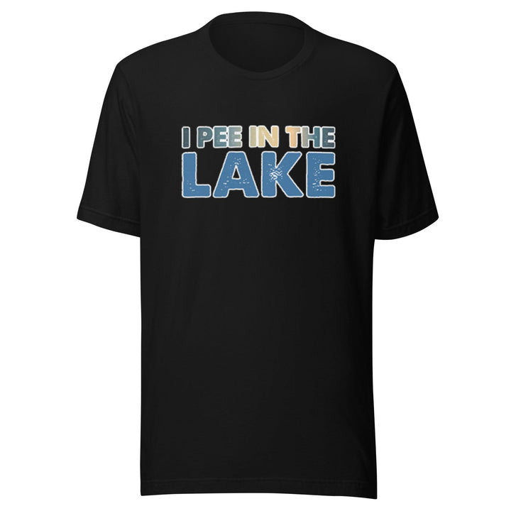 Cotton Short Sleeve T-Shirt I Pee In The Lake Soft Style Unisex Top - TopKoalaTee