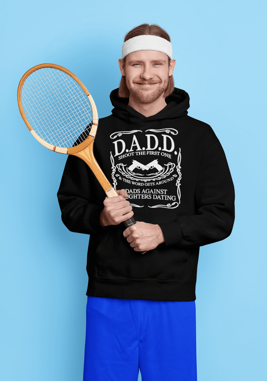 Cotton Softstyle Hoodie Dads Against Daughter Dating Top Koala Pullover - TopKoalaTee