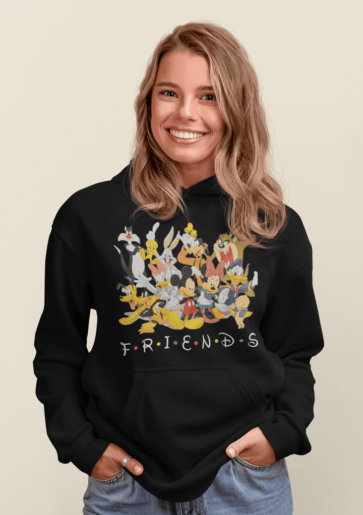 Cotton Soft Style Hoodie Animated Friends Blended Top Koala Pullover - TopKoalaTee