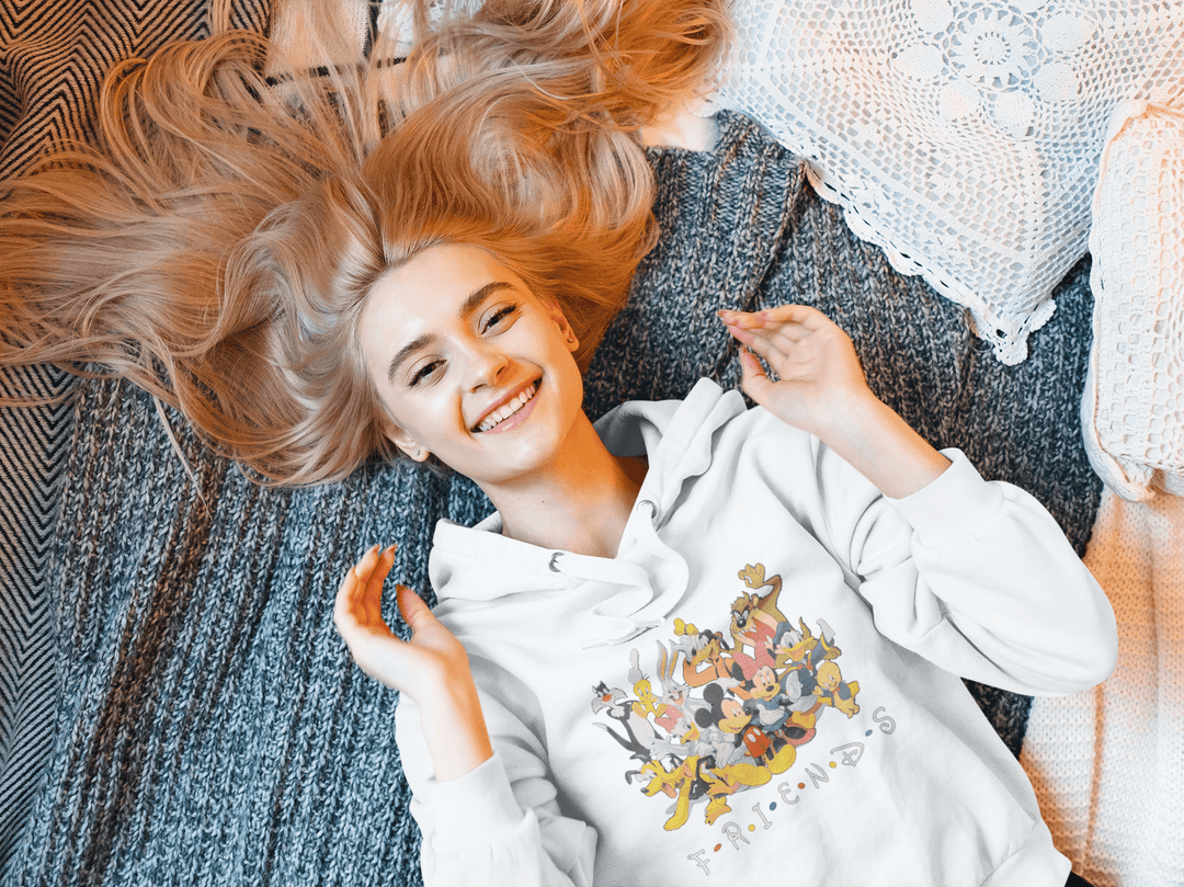 Cotton Soft Style Hoodie Animated Friends Blended Top Koala Pullover - TopKoalaTee