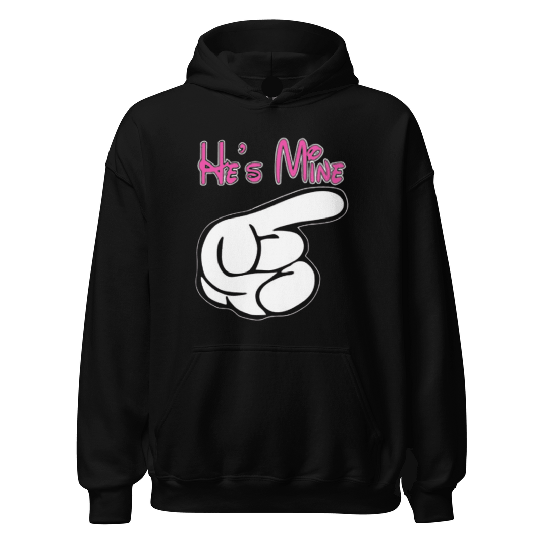 Couples Hoodie Set He's Mine/She's Mine Ultra Soft Blended Cotton Unisex Pullovers - TopKoalaTee