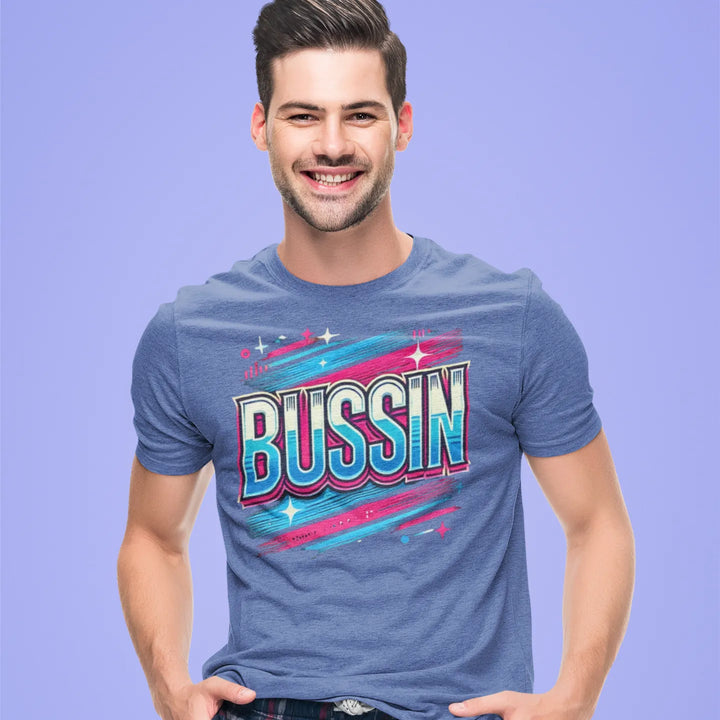 Bussin T-Shirt Short Sleeve Premium Cotton DTG Printed Crew Neck Unisex Tee