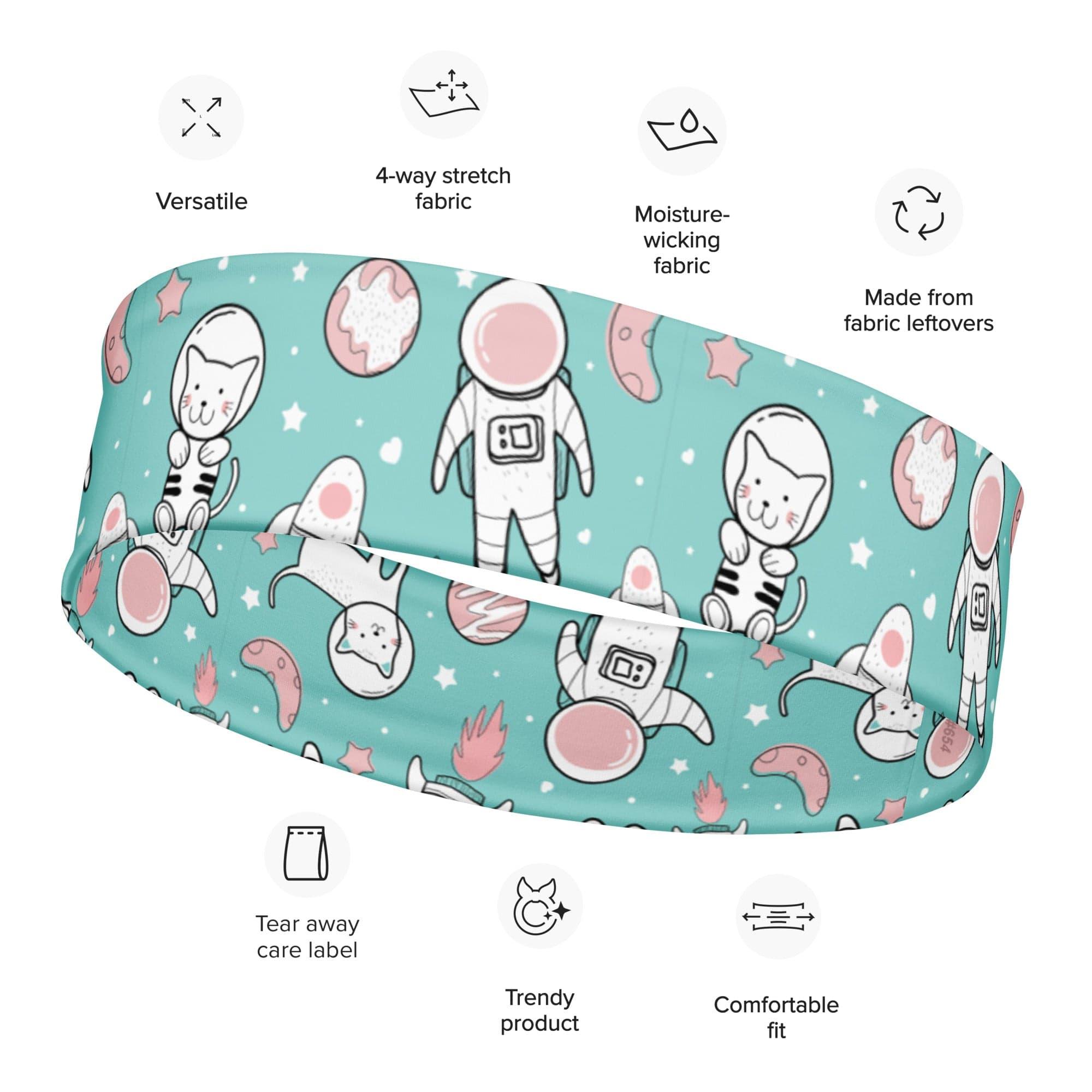 Cute Astronaut Quick Dry Headband - TopKoalaTee