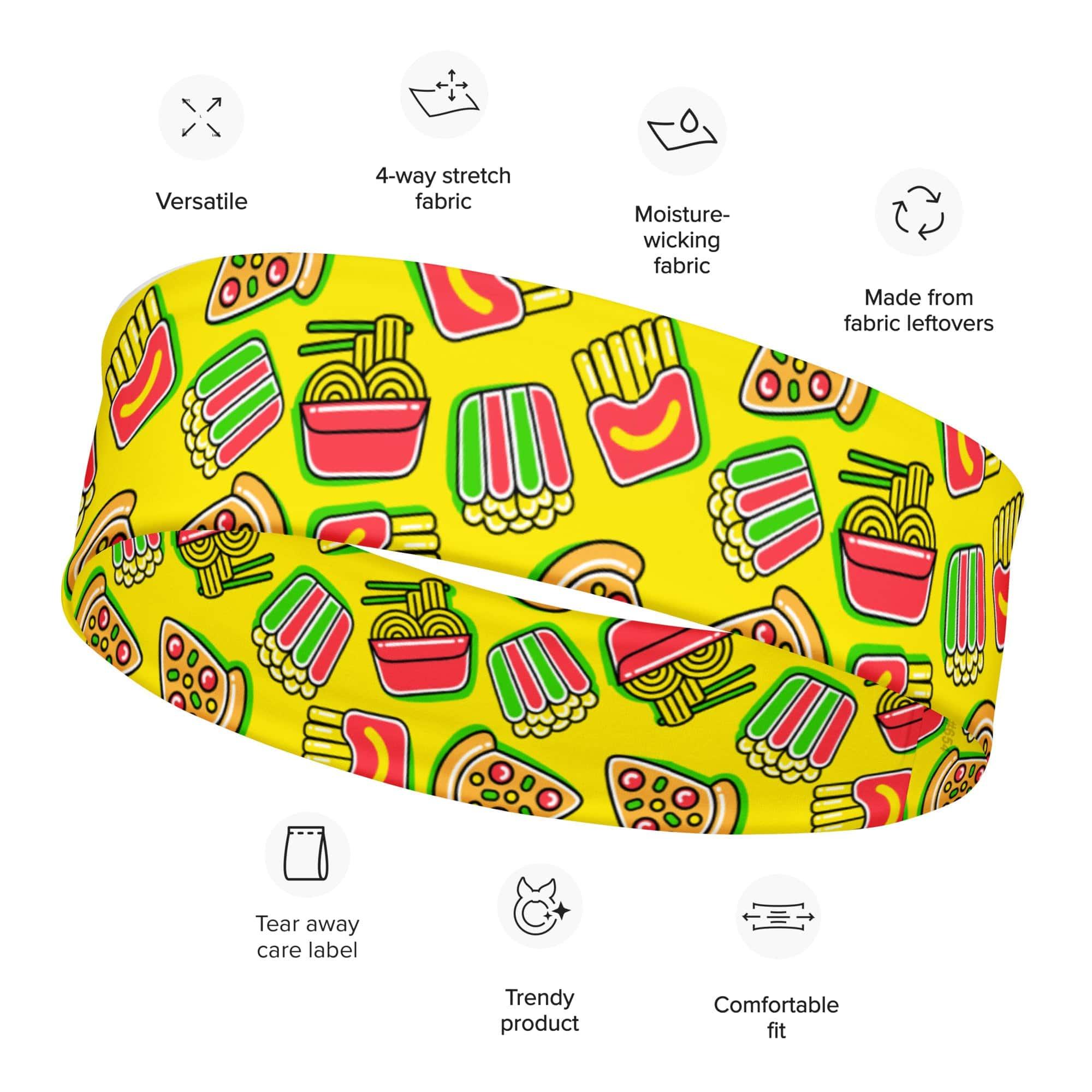 Cute Fast Food Quick Dry Headband - TopKoalaTee