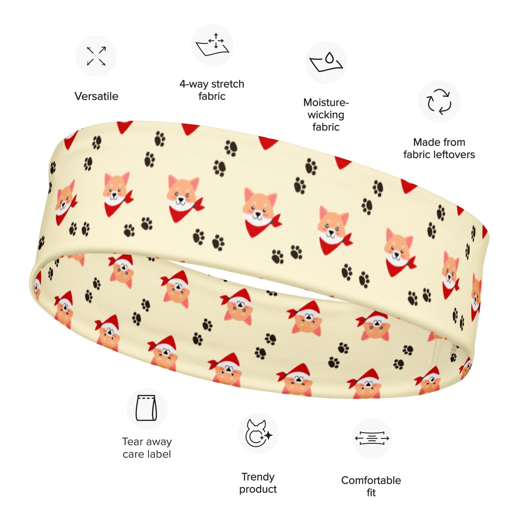Cute Shiba Inu Dog Quick Dry Headband - TopKoalaTee