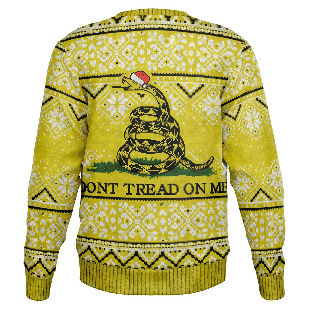 Don't Tread on Me Ugly Christmas Sweater Top Koala Tee Crewneck Pullover - TopKoalaTee