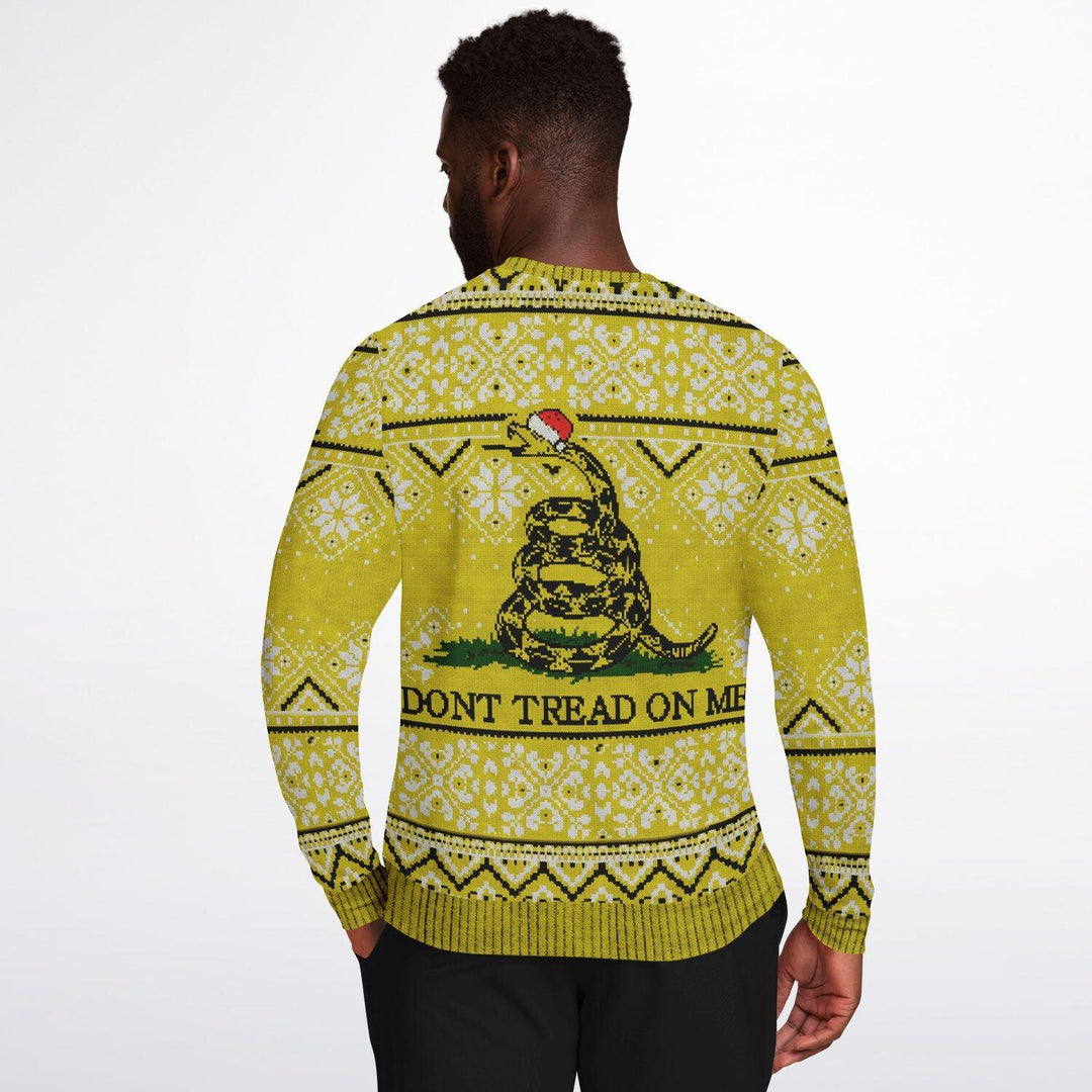 Don't Tread on Me Ugly Christmas Sweater Top Koala Tee Crewneck Pullover - TopKoalaTee