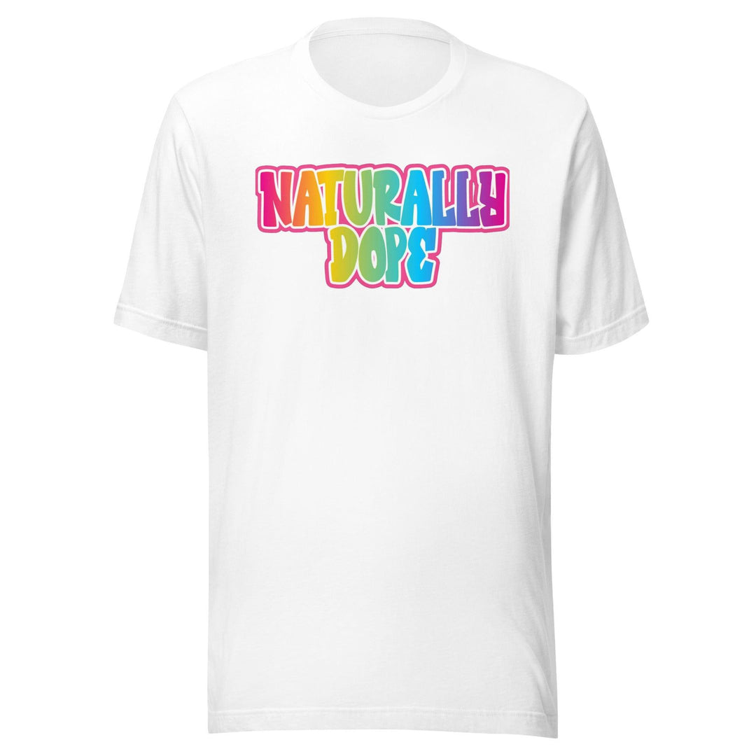 Dope T-shirt Series Naturally Dope in Tropical Animated Color Short Sleeve Top - TopKoalaTee
